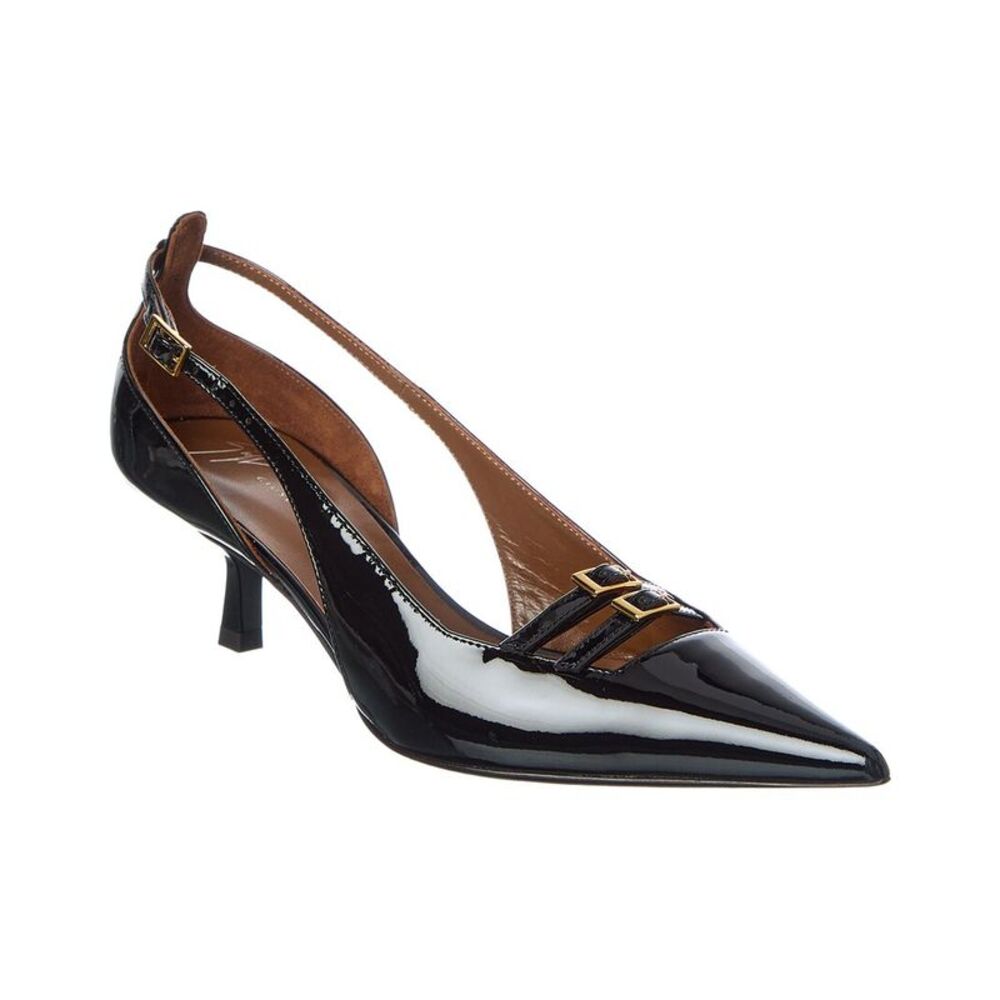 Giuseppe Zanotti Raquel 50 Slim Patent Pump, Black